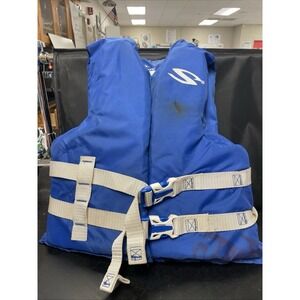 STEARNS BOATING SKI LIFE VEST CHILD FLOTATION  50-90 LBS RED